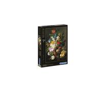 Clementoni - 31415 - Museum Collection puzzle for adults and children - Van Deal, Bowl of Flowers - 1000 Pieces,28.1 x 37 x 5.5