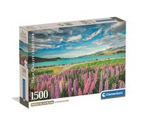 Clementoni - 31731 Jigsaw Puzzle 1500 Pieces for Adults and Teenagers, Collection, Tekapo Lake Theme, with Poster Included, Compact Box, Gift Idea for