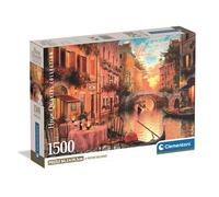 Clementoni - 31743 Puzzle 1500 Pieces for Adults and Teenagers, Collection, Venice Theme, Compact Box with Poster Included, Gift Idea for Men and Wome
