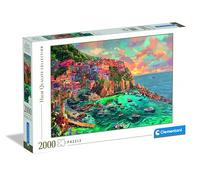 Clementoni - 32087 Puzzle 2000 Pieces for Adults and Children, Illustration with Painted Landscape Manarola, Gift Idea, Made in Italy, 97.5 x 66.7 cm