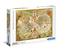 Clementoni 32557.3 Clementoni-32557-Collection-Ancient Map-2000 Pieces, Multi-Colour