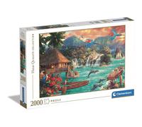 Clementoni 32569 Collection Island Life 2000 Pieces, Made in Italy, Jigsaw Puzzle for Adults, Multicolor, Medium