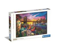 Clementoni 33552 Collection Manhattan Balcony Sunset 3000 Pieces Jigs