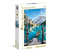 Clementoni - 35039 - Collection - Braies Lake - 500 Pieces, Multi-Colour