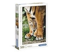 Clementoni High Quality Puzzle 500 Parts Tiger Of Bengal And Sound Baby 35046
