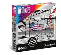 Clementoni - 35052-3D Colour Therapy Puzzle - Lighthouse - 500 Pieces
