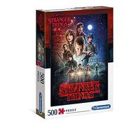 Clementoni - 35086 - jigsaw puzzle Stranger Things - Made in Italy - jigsaw puzzle for adult 500 pieces - Netflix