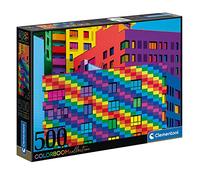 Clementoni Colour Boom Squares Jigsaw Puzzle (500 Pieces)