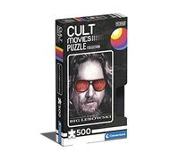 Clementoni - 35113 - Cult Movies Puzzle - The Big Lebowsky - Jigsaw Puzzle 500 Pieces, Made In Italy, Jigsaw Puzzle For Adults