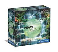 Clementoni - 35117 - Peace Puzzle - The Flow - Jigsaw Puzzle 500 Pieces, Made In Italy, Jigsaw Puzzle For Adults