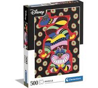 Clementoni 35123 Disney The Cheshire Cat 500 Pieces, Made in Italy, Jigsaw Puzzle for Adults, Multicolor, Medium