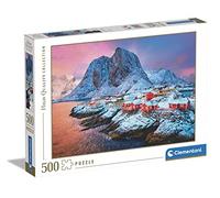 Clementoni - 35144 collection Hamnøy Village - Jigsaw Puzzle 500 Pieces, Jigsaw Puzzle For Adults - Made In Italy