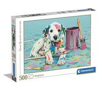 Clementoni 35150 Collection-The Funny Dalmatian-500 Pieces-Adult Jigsaw Puzzles, Made in Italy, Multi-Coloured