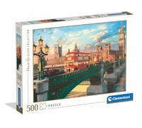Clementoni - 35569 500 Piece Jigsaw Puzzle for Adults and Teenagers, Westminster Bridge Collection, Gift Idea for Men and Women, Made in Italy, 49 x 36 cm