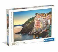 Clementoni - 35570 Puzzle 500 Pieces for Adults and Teenagers, Collection, Riomaggiore Theme, Gift Idea for Men and Women, Made in Italy, 49 x 36 cm