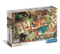 Clementoni-35581-PZL 500 HQC The Butterfly Collector Compact Box