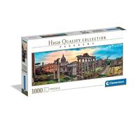 Clementoni - 37114 Jigsaw Puzzle 1000 Pieces for Adults and Teenagers, Panorama Format, Illustration Twilight over the Eternal Empire, Gift Idea, Made in Italy, 98 x 33 cm