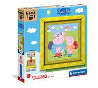 Clementoni 38809, Peppa Pig Frame Me Up Puzzle for Children - 60 Pieces, Ages 6 Years Plus