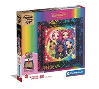 Clementoni - 38810 - Puzzle 60 Frame Me Up - Rainbow High - 60 Pieces - Jigsaw Puzzle For Kids Age 6