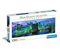 Clementoni - 39434 - Collection Panorama Puzzle for Adults and Children - New York Brooklyn Bridge - 1000 Pieces
