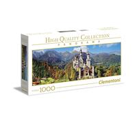 Clementoni 39438 Clementoni-39438-High Quality Collection Panorama-Neuschwanstein-1000 Pieces, Multi-Colour
