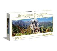 Clementoni - 39438 - Collection Panorama Puzzle for Adults and Children - Neuschwanstein - 1000 Pieces