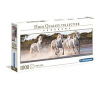 Clementoni - 39441 - Collection Panorama - Running horses - 1000 Pieces