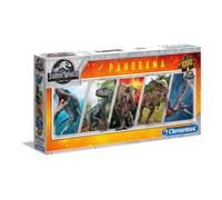 Clementoni 39471 Clementoni-39471-High Quality Collection Panorama-Jurassic World-1000 Pieces, Multi-Colour