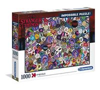 Clementoni - 39528 - Impossible Puzzle - Stranger Things - 1000 pieces - Made in Italy - jigsaw puzzles for adult - jigsaw puzzles Netflix