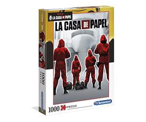 Clementoni - 39532 - Puzzle La Casa De Papel/Money Heist - 1000 pieces - Made in Italy - jigsaw puzzles for adult - jigsaw puzzles Netflix