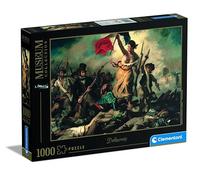 Clementoni - 39549 - Museum Collection Puzzle Louvre - Delacroix, Liberty Leading the People - 1000 pieces - Made in Italy - jigsaw puzzles for adult painting