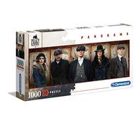 Clementoni - 39567 - Collection Puzzle Panorama - Peaky Blinders - 1000 pieces - Made in Italy - Jigsaw Puzzles for Adult - Jigsaw Puzzles Netflix