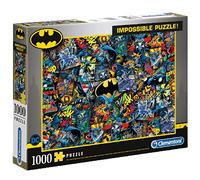 Clementoni - 39575 - Impossible Puzzle - Batman - 1000 pieces - Made in Italy, jigsaw puzzle for adult