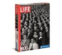 Clementoni - 39633 - Puzzle Life Magazine - jigsaw puzzle 1000 pieces - jigsaw puzzle black and white, vintage - Made in Italy, jigsaw puzzle for adults