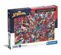 Clementoni 39657 Impossible Marvel Spiderman 1000 Pieces, Made in Italy, Jigsaw Puzzle for Adults, Multicolor, Medium