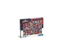 Clementoni 39657 Spider-Man Impossible Marvel Spiderman Pieces, Made in Italy, Jigsaw Puzzle for Adults, Multicolor, Medium, 1000 pezzi