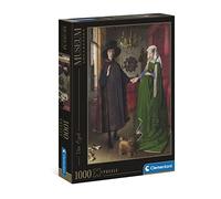 Clementoni 39663 Museum Collection-Van Eyck, The Arnolfini Portrait Made in Italy, Puzzles 1000 Pieces, Art, Famous Paintings,...