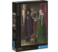 Clementoni 39663 Museum Collection-Van Eyck, The Arnolfini Portrait Made in Italy, Puzzles 1000 Pieces, Art, Famous Paintings,...