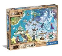 Clementoni 39666 1000pcs 2 Disney Maps Frozen 1000 Pieces, Made in I (US IMPORT)