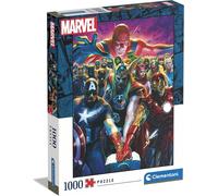 Clementoni 39672 Vengadores 1000pcs Marvel The Avengers 1000 Pieces, Made in Ita