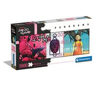 Clementoni 39694 Panorama Squid Game 1000 Pieces, Made in Italy, Jigsaw Puzzle for Adults, Multicolour, Multicolor