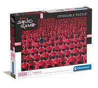 Clementoni - 39695 - Impossible Puzzle Squid Game - Jigsaw Puzzle 1000 Pieces, Made In Italy, Jigsaw Puzzle For Adults