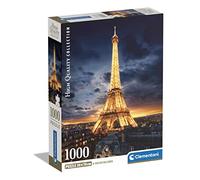 Clementoni 39703 Collection-Eiffel Tour-1000 Pieces-Adult Jigsaw Puzzles, Made in Italy, Multi-Coloured