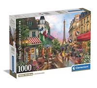 Clementoni 39705 Collection-Flowers in Paris-1000 Pieces-Adult Jigsaw Puzzles, Made in Italy, Multi-Coloured