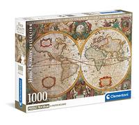 Clementoni - 39706 Collection - Old Map - 1000 Pieces - Adult Puzzle, Made In Italy