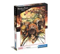 Clementoni 39727 Attack On Titans, Puzzle 1000 Teile Für Erwachsene Und Kinder 1