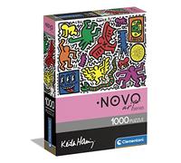 Clementoni - 39756 - Modern Museum Collection Keith Haring - Jigsaw Puzzle 1000 Pieces, Jigsaw Puzzle For Adults - Made In Italy