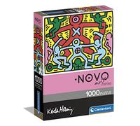 Clementoni - 39757 - Modern Museum Collection Keith Haring - Jigsaw Puzzle 1000 Pieces, Jigsaw Puzzle For Adults - Made In Italy