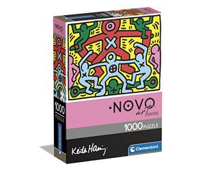 Clementoni - 39757 - Modern Museum Collection Keith Haring - Jigsaw Puzzle 1000 Pieces, Jigsaw Puzzle For Adults - Made In Italy