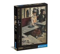 Clementoni - 39761 - Museum Collection Degas, "Dans Un Café" - Jigsaw Puzzle 1000 Pieces, Jigsaw Puzzle For Adults - Made In Italy